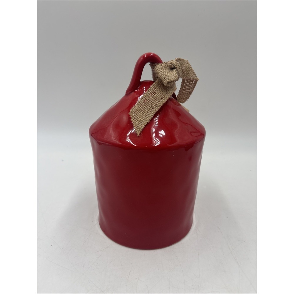 New Rae Dunn By Magenta MERRY Red Birdhouse - Picture 2 of 3